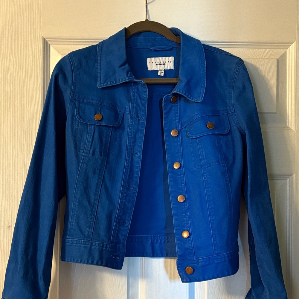 Sanctuary cobalt Blue Denim Jacket